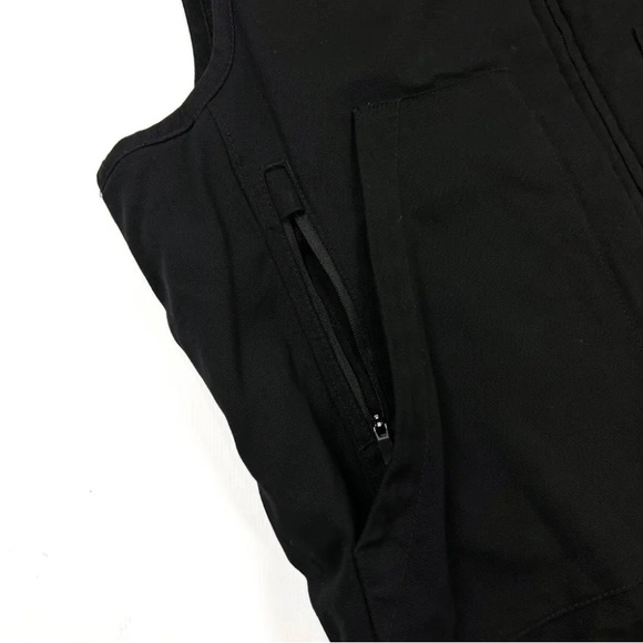Men's Hurley x Carhartt Reversible 2 Sides Black Gilet Vest Logo Size M/L - Picture 12 of 13